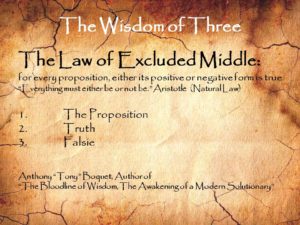 The Wisdom of Three Law of Excluded Middle